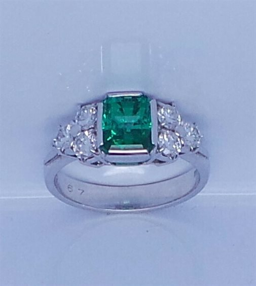Anneau Guerretta Gioielli Femme in Or Smeraldo 0.67 Ct SMRLD-0.67-16 - SMRLD-0.67-16